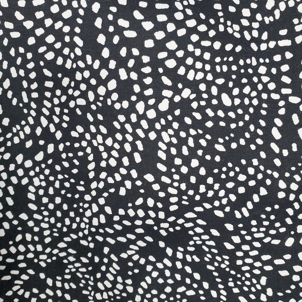 Liz Claiborne Womens‎ Black White Abstract Dot Cotton Pencil Skirt Size 12 Lined - Picture 5 of 9